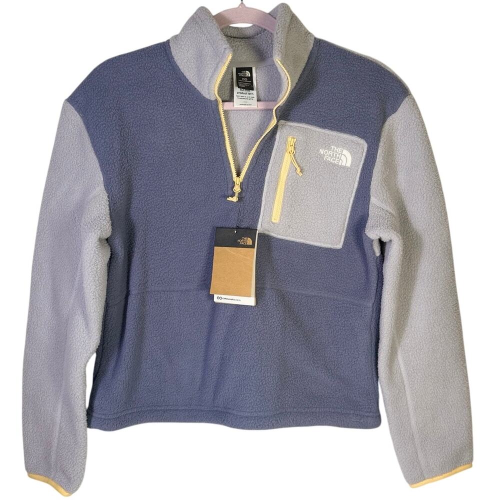 The North Face Women’s Yumiori Quarter-Zip Fleece Twilight Galaxy Small NWT